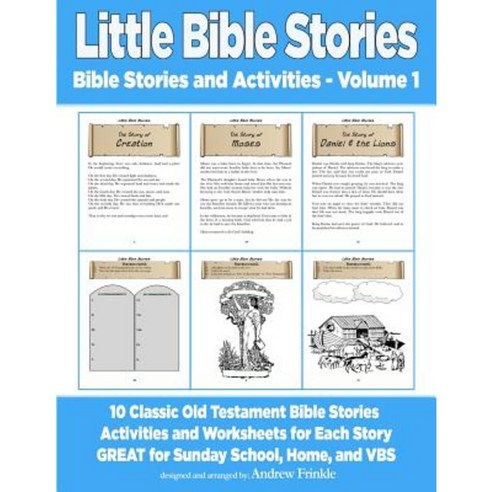 Little Bible Stories: Bible Stories and Activities Paperback, Createspace Independent Publishing Platform