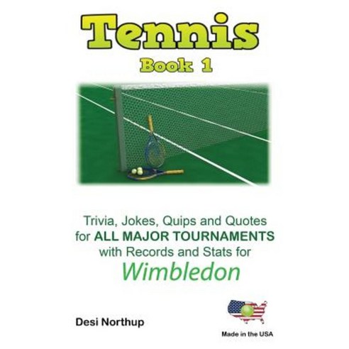 The Tennis Book 1: Wimbledon in Black + White Paperback, Createspace Independent Publishing Platform