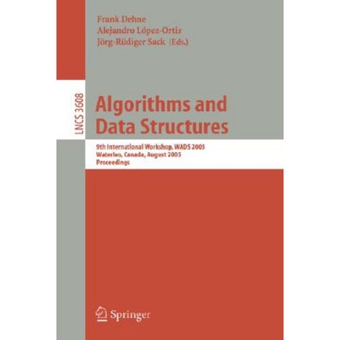 Algorithms and Data Structures: Workshop Wads ''89 Ottawa Canada August ...