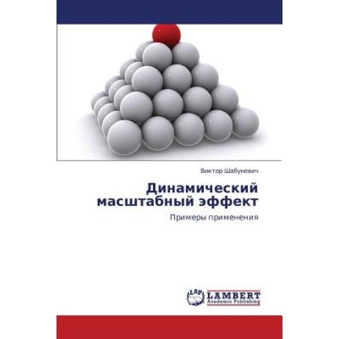 Dinamicheskiy Masshtabnyy Effekt Paperback, LAP Lambert Academic Publishing