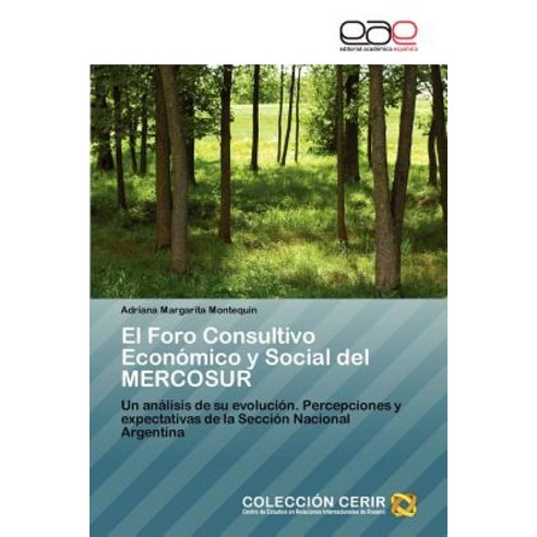 El Foro Consultivo Economico y Social del Mercosur Paperback, Eae Editorial Academia Espanola