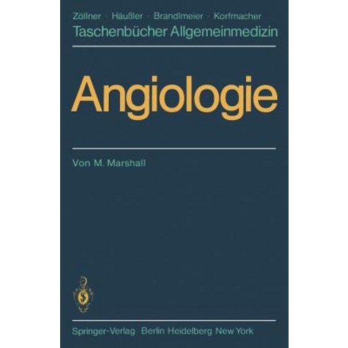 Angiologie Paperback, Springer