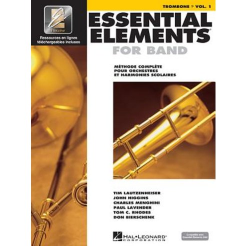 Essential Elements for Band Avec Eei: Vol. 1 - Trombone (Bass Clef) Other, Hal Leonard Publishing Corporation