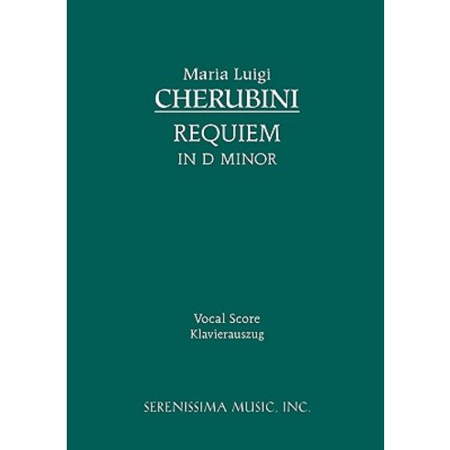 Requiem in D-Minor Vocal Score Paperback, Serenissima Music