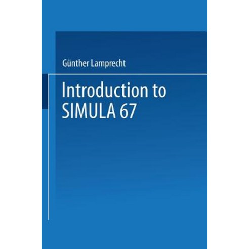 Introduction to Simula 67 Paperback, Vieweg+teubner Verlag