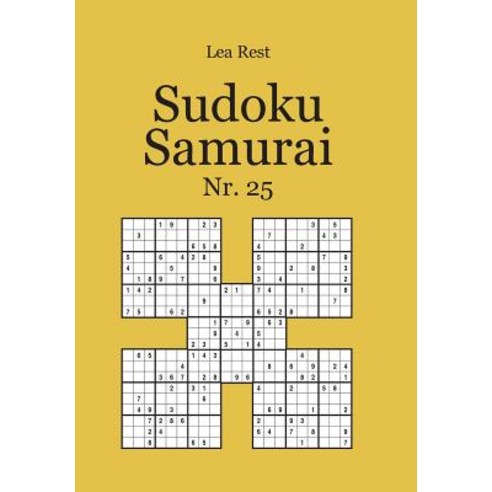 Sudoku Samurai NR. 25 Paperback, Udv