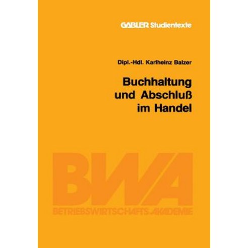 Buchhaltung Und Abschlu Im Handel Paperback, Gabler Verlag