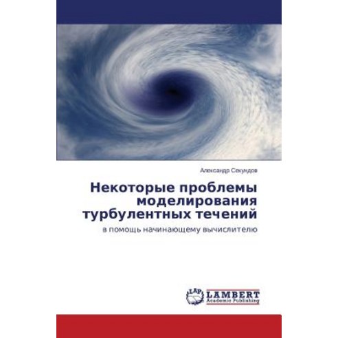 Nekotorye Problemy Modelirovaniya Turbulentnykh Techeniy Paperback, LAP Lambert Academic Publishing