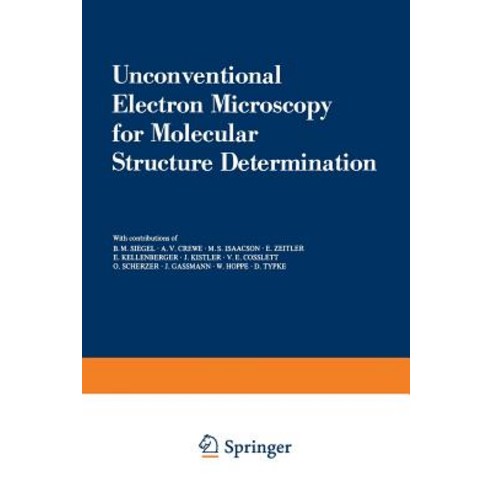 Unconventional Electron Microscopy for Molecular Structure Determination Paperback, Vieweg+teubner Verlag