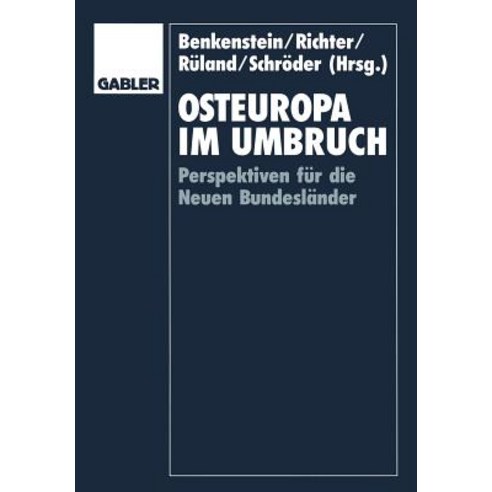 Osteuropa Im Umbruch Paperback, Gabler Verlag