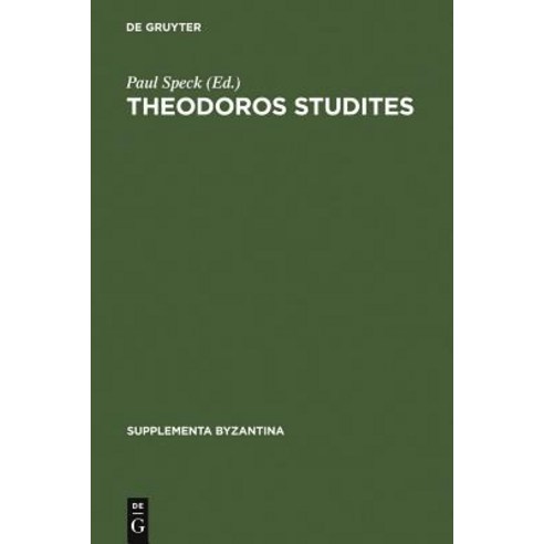 Theodoros Studites Hardcover, de Gruyter