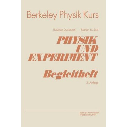 Physik Und Experiment Paperback, Vieweg+teubner Verlag