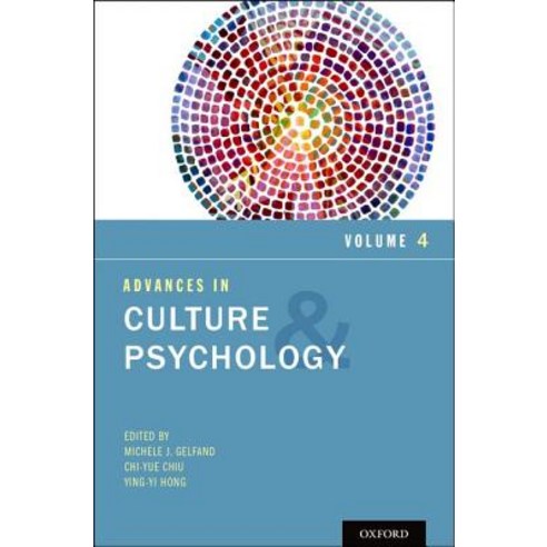 Advances in Culture and Psychology Volume Four Paperback, Oxford University Press (UK)