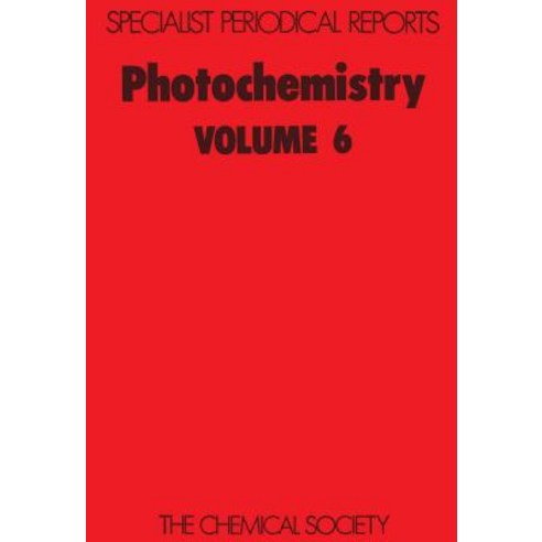 Photochemistry: Volume 6 Hardcover, Royal Society of Chemistry