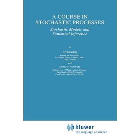 A Course in Stochastic Processes: Stochastic Models and Statistical Inference Paperback, Springer