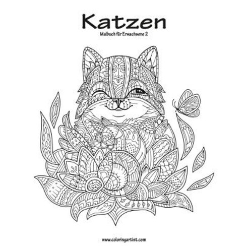 Katzenmalbuch Fur Erwachsene 2 Paperback, Createspace Independent Publishing Platform