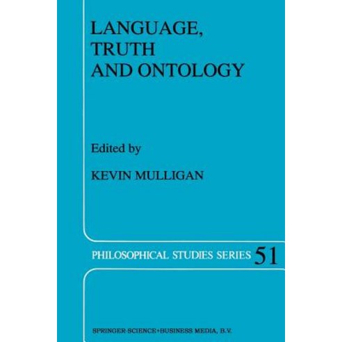 Language Truth and Ontology Paperback, Springer