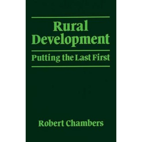 Rural Development: Putting the Last First Hardcover, Routledge