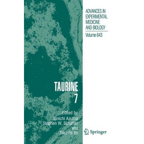 Taurine 7 Paperback, Springer