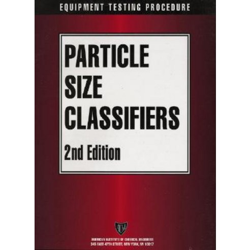 Particle Size Classifiers Paperback - 생산/품질/유통 | 쿠팡