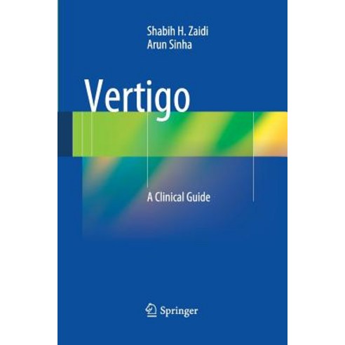 Vertigo: A Clinical Guide Paperback, Springer