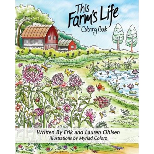 (영문도서) This Farm''s Life Adult Coloring Book Paperback, Storyscapes