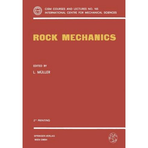 Rock Mechanics Paperback, Springer
