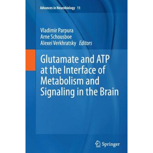 Glutamate and Atp at the Interface of Metabolism and Signaling in the Brain Paperback, Springer