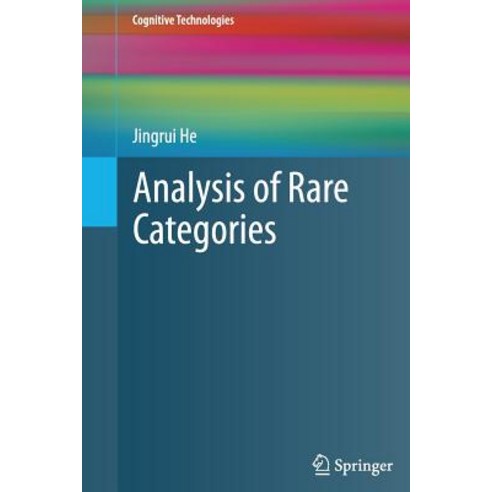Analysis of Rare Categories Paperback, Springer