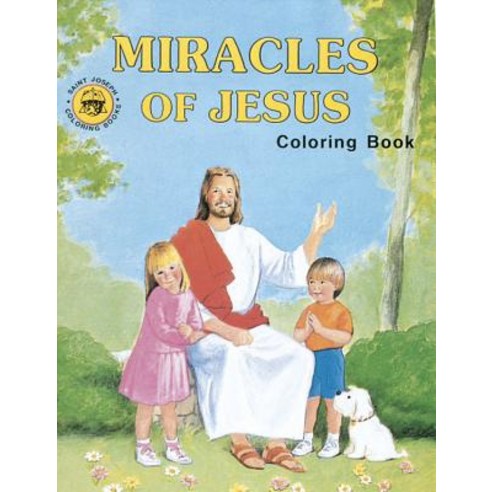 Miracles of Jesus Coloring Book Paperback, Catholic Book Publishing Corp