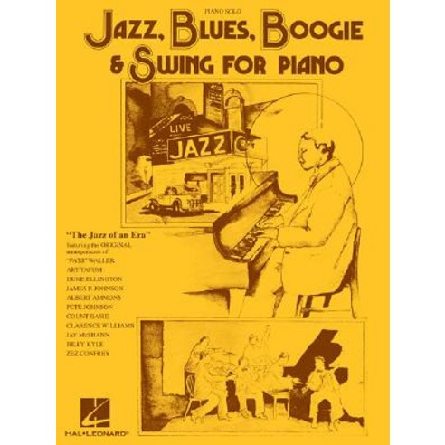 Jazz Blues Boogie and Swing for Piano Paperback, Hal Leonard Publishing Corporation