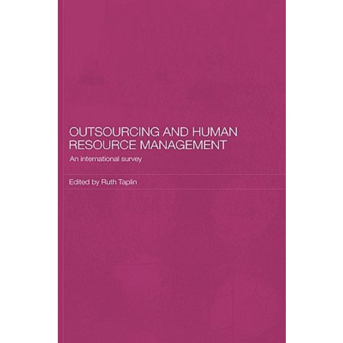 Outsourcing and Human Resource Management Hardcover, Routledge