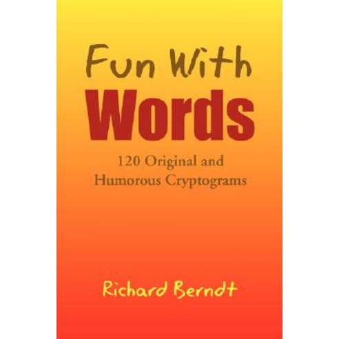 Fun with Words Paperback, Xlibris