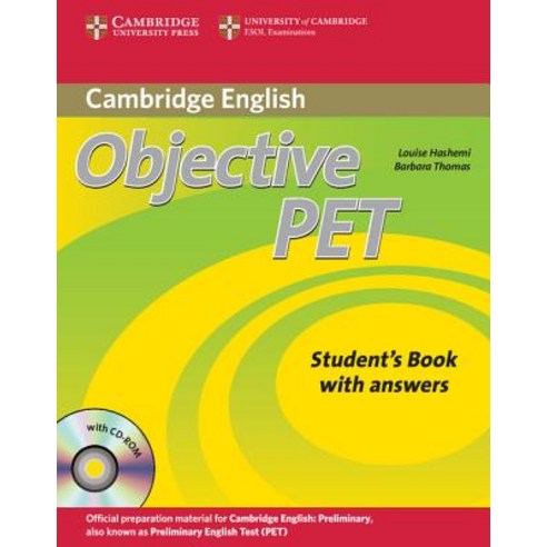 Objective PET: Student''s Book with Answers [With CDROM and 2 Audio CDs] Paperback, Cambridge University Press
