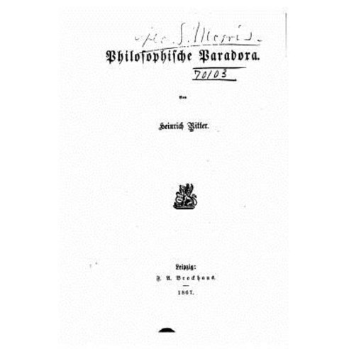 Philosophische Paradoxa Paperback, Createspace Independent Publishing Platform