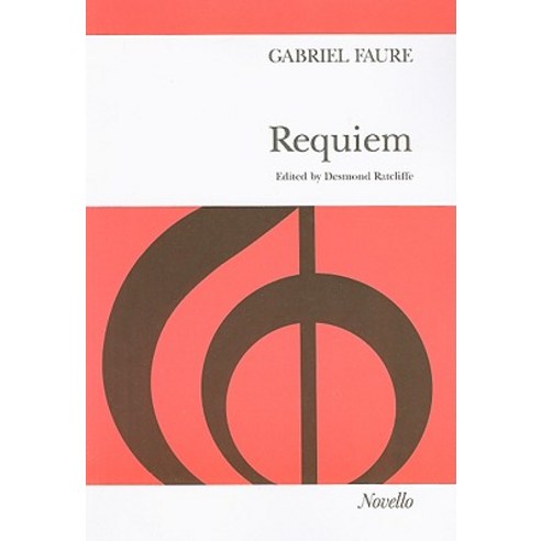 Requiem Vocal Score Opus 48: For Soprano & Baritone Soli SATB & Orchestra Paperback, Novello & Company