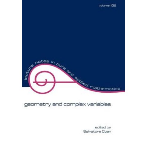 Geometry and Complex Variables Paperback, CRC Press