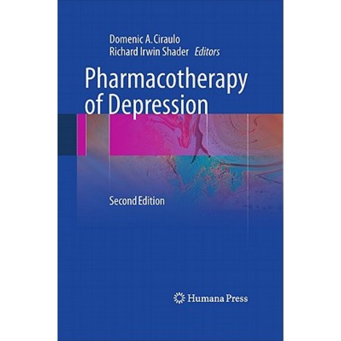 Pharmacotherapy of Depression Hardcover, Humana Press