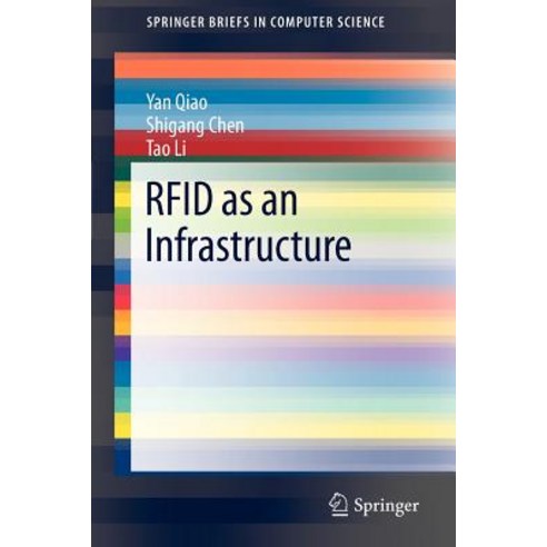 Rfid as an Infrastructure Paperback, Springer