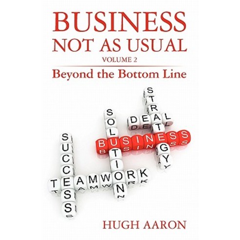 Business Not as Usual: Beyond the Bottom Line Paperback, Stones Point Press
