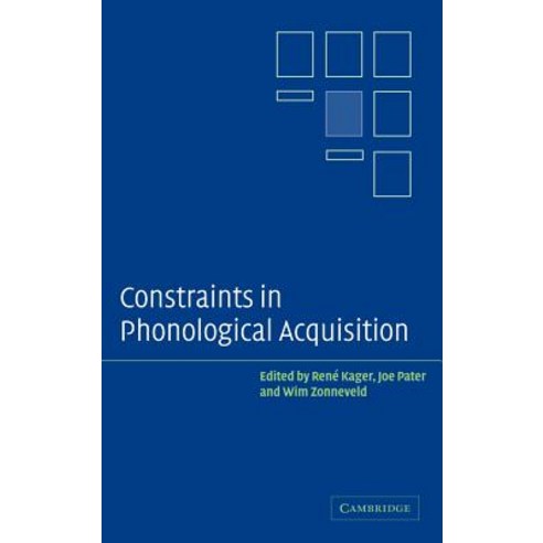 Constraints in Phonological Acquisition Hardcover, Cambridge University Press