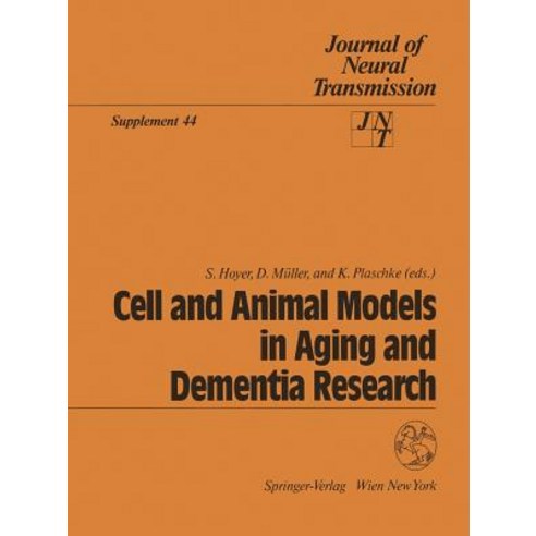 Cell and Animal Models in Aging and Dementia Research Paperback, Springer