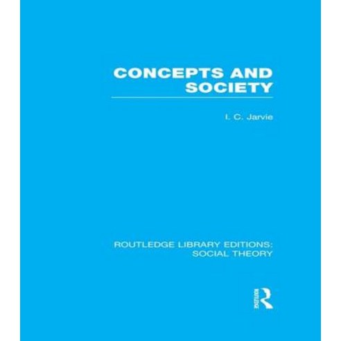 Concepts and Society Paperback, Routledge