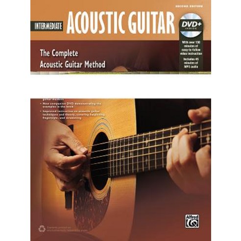 Complete Acoustic Guitar Method: Intermediate Acoustic Guitar Book & DVD Paperback, Alfred Music
