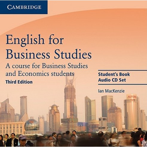 English for Business Studies: A Course for Business Studies and Economics Students Compact Disc, Cambridge University Press