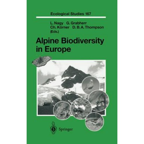 Alpine Biodiversity in Europe Hardcover, Springer