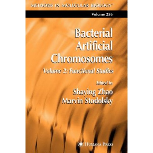 Bacterial Artificial Chromosomes: Volume 2: Functional Studies Paperback, Humana Press