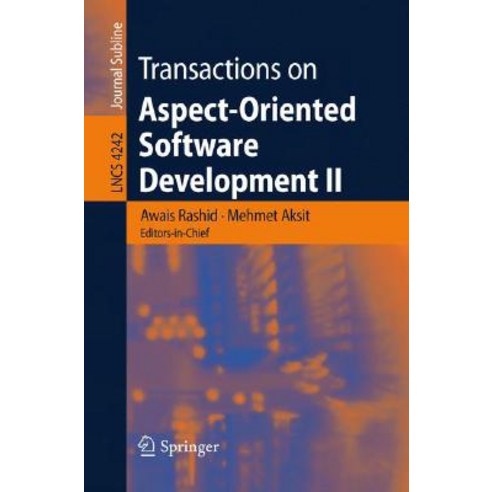 Transactions on Aspect-Oriented Software Development II: Focus: Aop Systems Software and Middleware Paperback, Springer