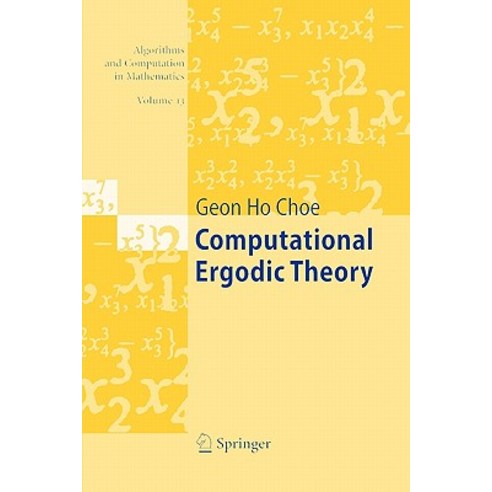 Computational Ergodic Theory Paperback, Springer