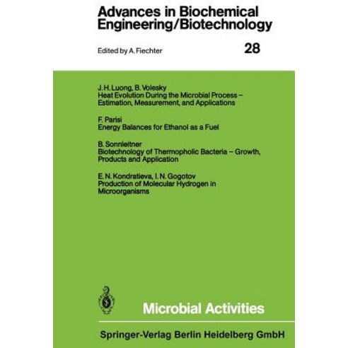 Microbial Activities Paperback, Springer